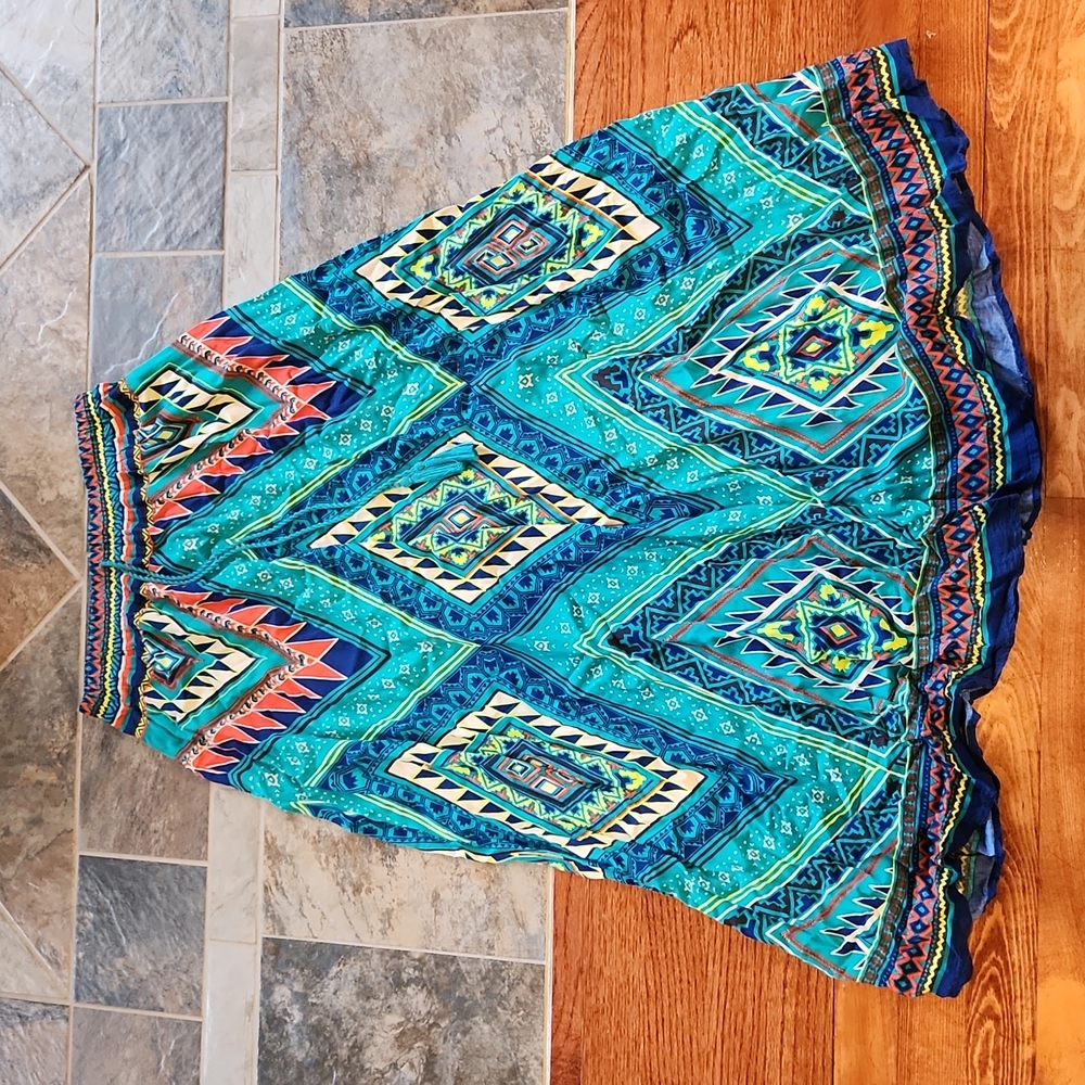 Flying Tomato Boho Maxi Skirt Small